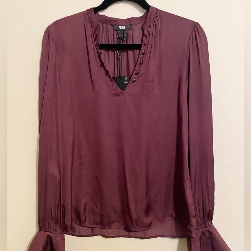 Paige Plum Blouse‎
